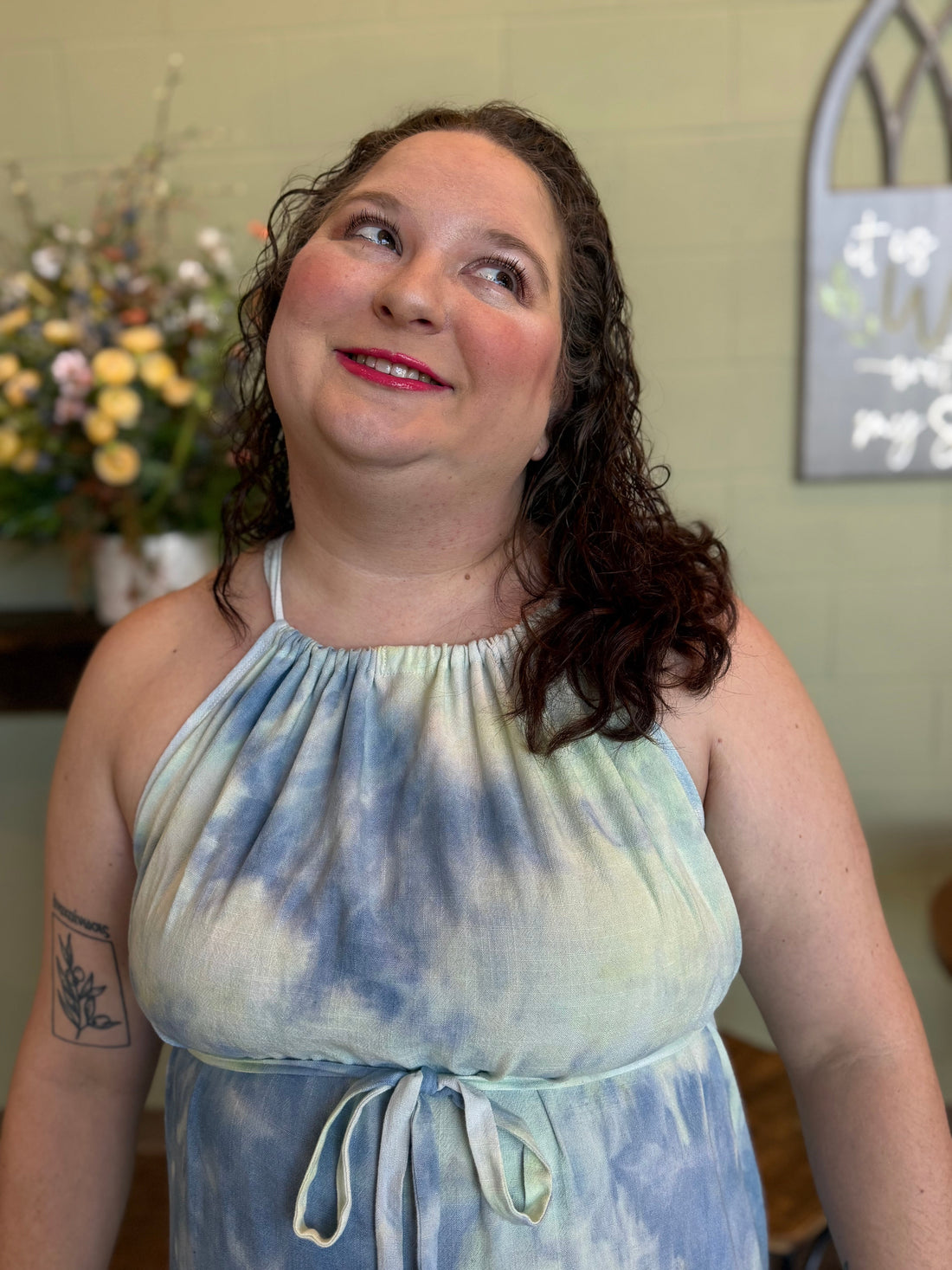 How I Ice Dyed Fabric and Turned It into a Dress